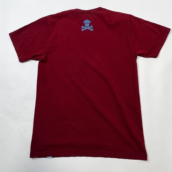 Johnny Cupcakes Size Medium T-Shirt Red, Hawk, Bird, Baseball, Graphic Tee Logo - Picture 8 of 12